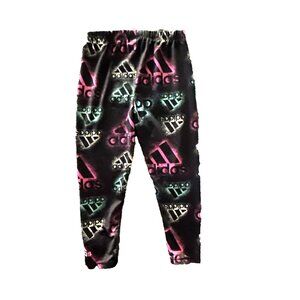 Girls Kids Adidas Rainbow joggers sweats leggings size 4